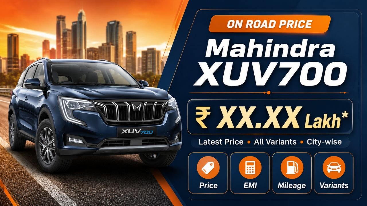 Mahindra XUV700 On Road Price 2026 – 12 Cities Compared