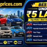 Best Car Under 5 Lakh - Mileage, Safety & Price 2026