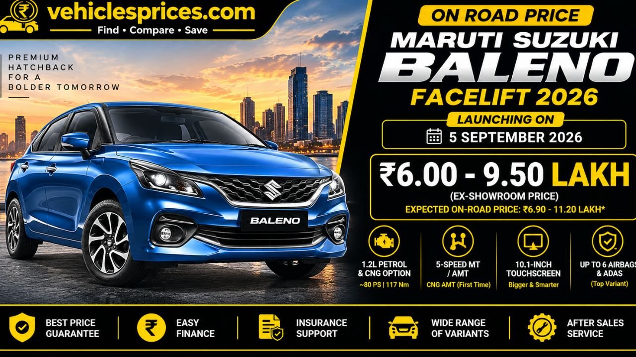 Maruti Suzuki Baleno Facelift Launch, On-Road Price, Variants & Features Update