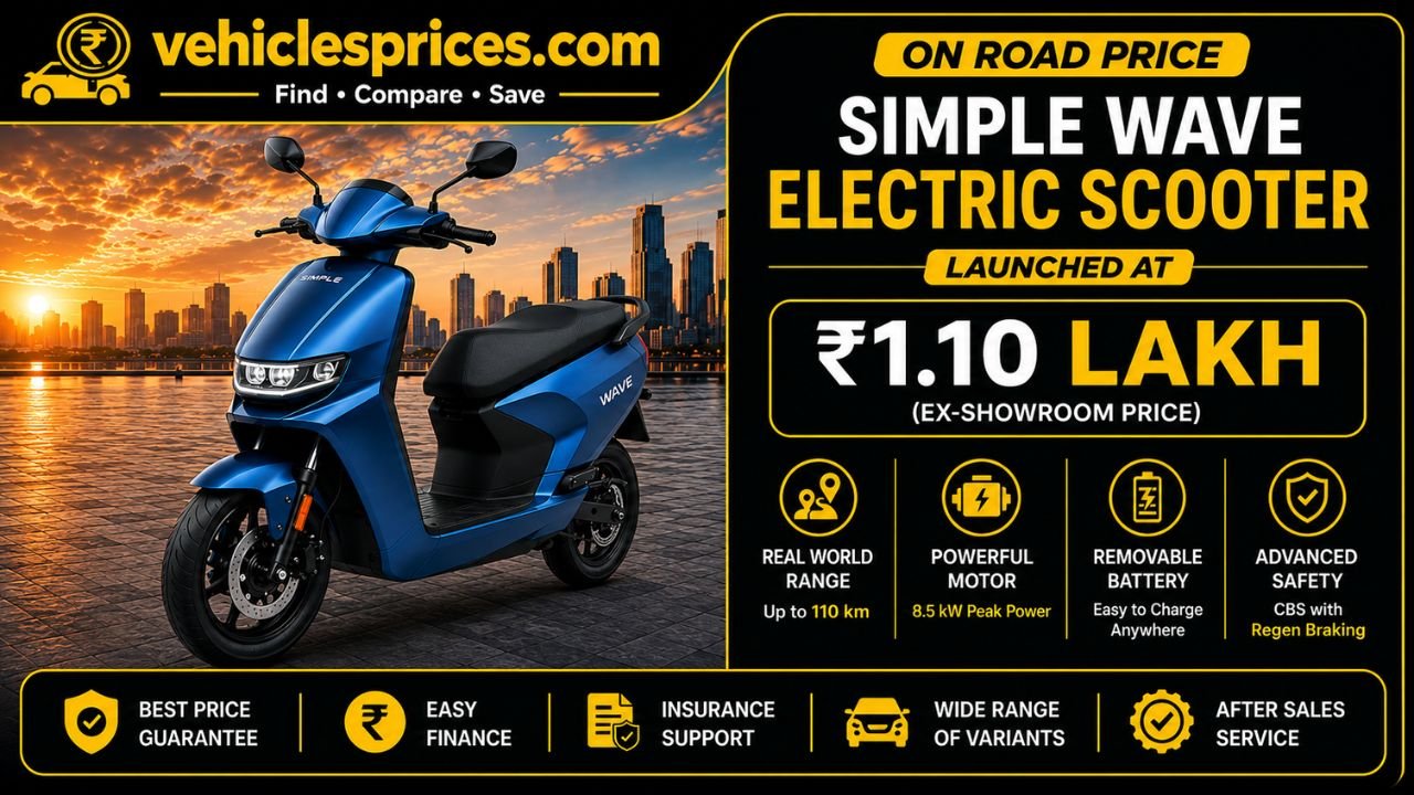 Simple Wave Electric Scooter: Price, Speed Images & Specs