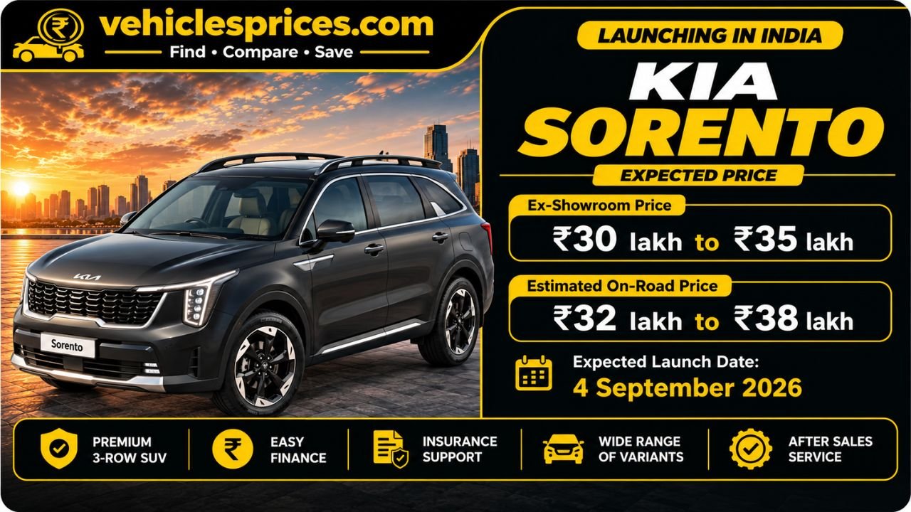 Kia Sorento Launch Price, Date, Images & Specs – India’s New Flagship