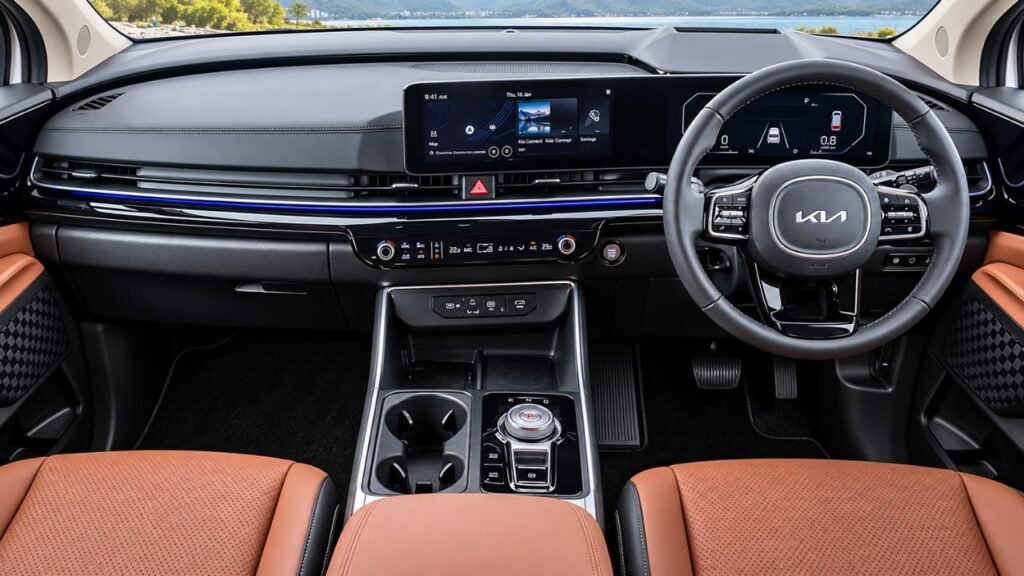 Kia Carnival Interior and Features