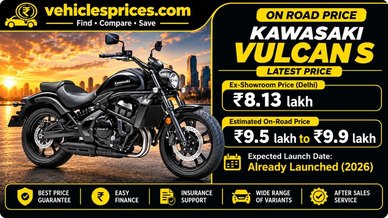 Kawasaki Vulcan S Price, Mileage, Engine, Speed & Features